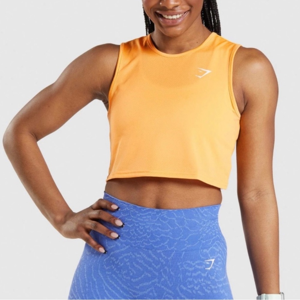 Womens Gymshark Training Crop Tank Top